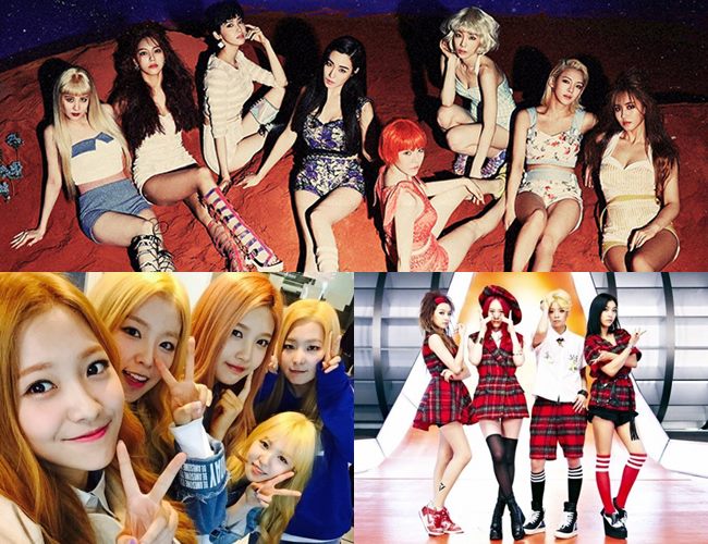 少女時代、Red Velvet、f(x)