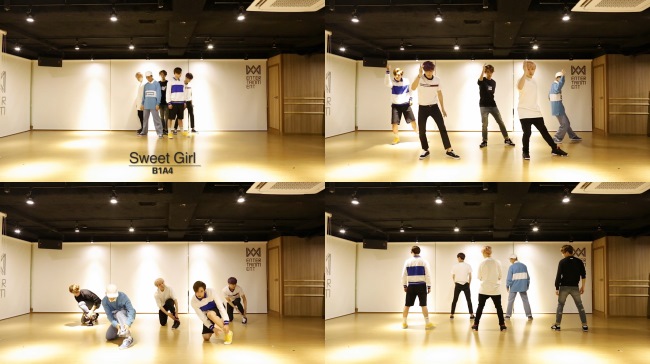 B1A4《Sweet Girl》舞蹈練習