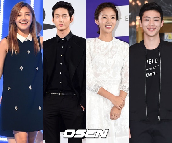 恩地、李源根、蔡秀彬、Jisoo