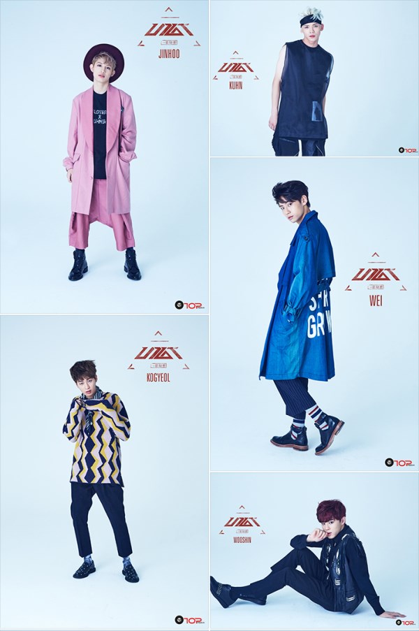 UP10TION 出道個人概念照 (Jin Hoo、Kuhn、WEI、高潔、Woo Shin) UP10TION 出道個人概念照 (Jin Hoo、Kuhn、WEI、高潔、Woo Shin)