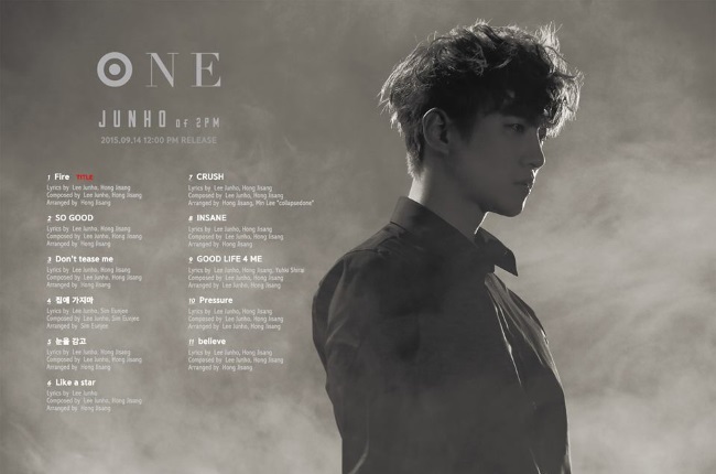 俊昊精選輯《ONE》曲目