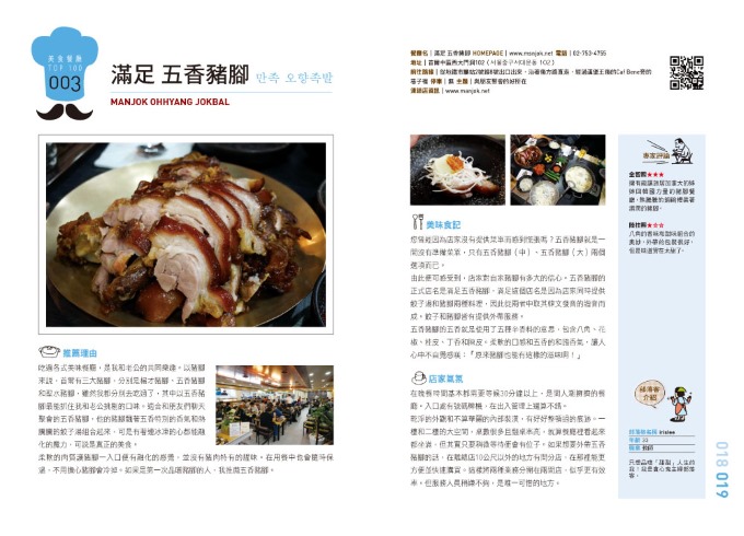 《首爾排隊美食 TOP100》內容試閱