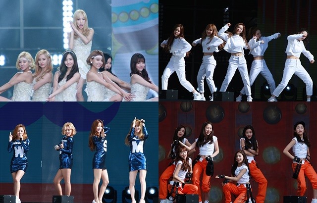 少女時代、Red Velvet、MAMAMOO、April 少女時代、Red Velvet、MAMAMOO、April