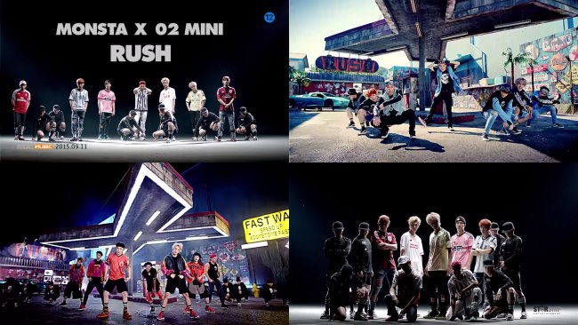 MONSTA X《RUSH》表演版 MV