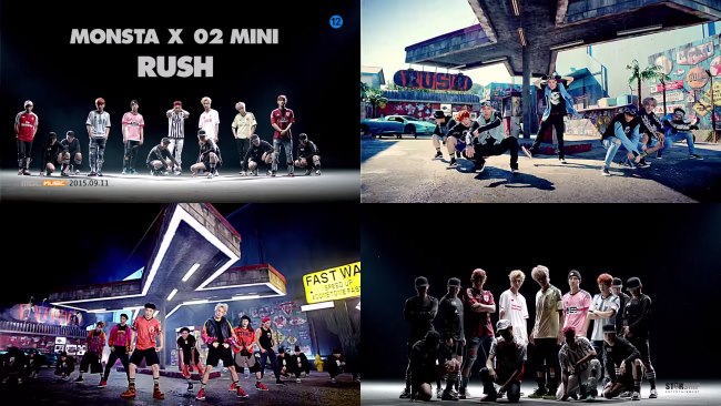MONSTA X《RUSH》表演版 MV