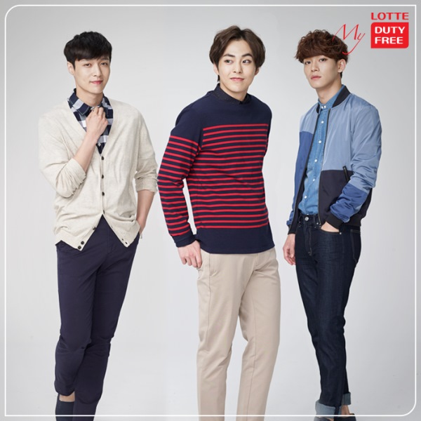 CHEN、XIUMIN、LAY 樂天免稅店 秋季代言畫報