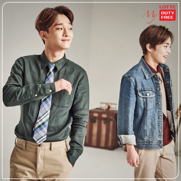 CHEN、XIUMIN 樂天免稅店 秋季代言畫報