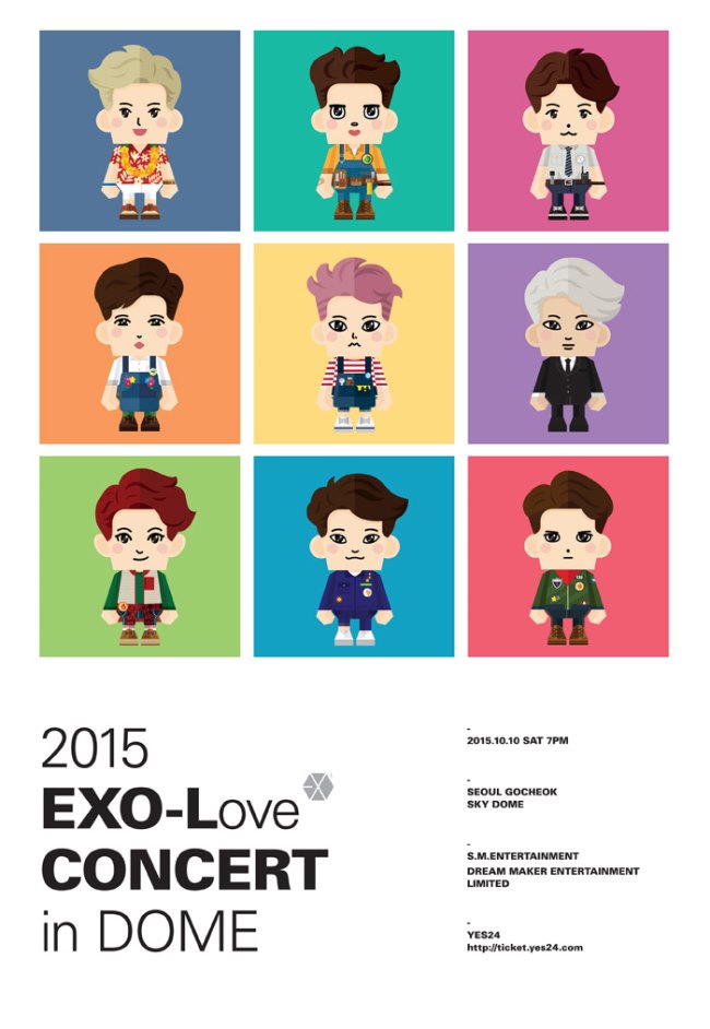 EXO 巨蛋演唱會 海報