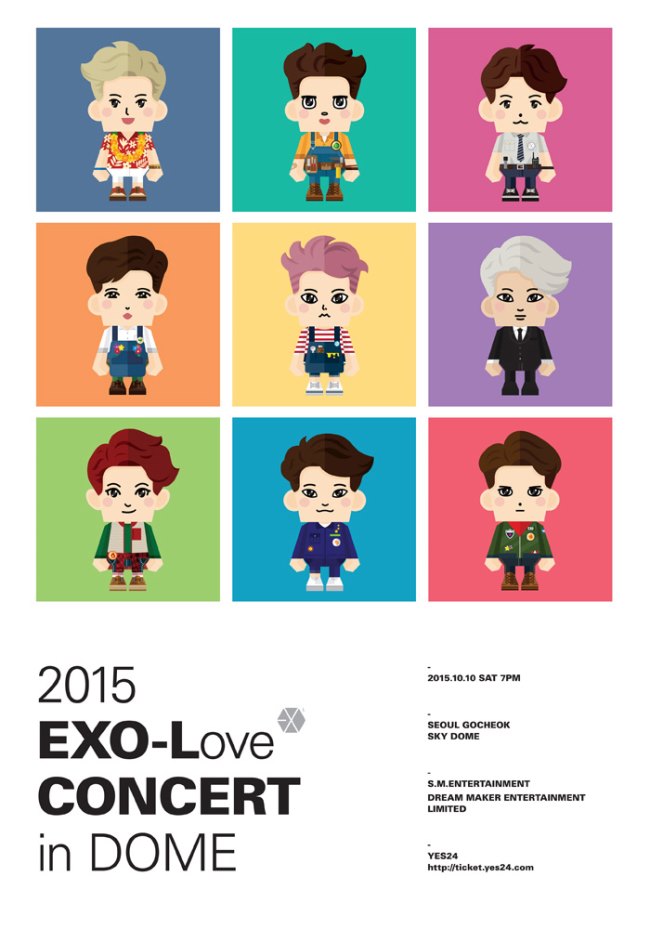 EXO 巨蛋演唱會 海報 EXO 巨蛋演唱會 海報