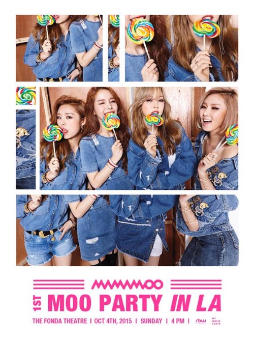 MAMAMOO 洛杉磯見面會海報