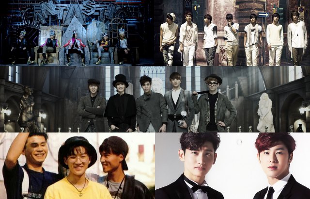 BIGBANG、SHINee、東方神起、徐太志和孩子們、INFINITE