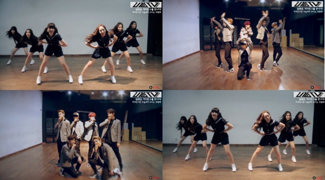 UP10TION GFRIEND 互跳對方的歌曲舞蹈 UP10TION GFRIEND 互跳對方的歌曲舞蹈