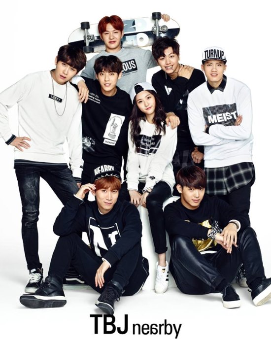 BTOB、金賽綸 TBJ nearby 代言畫報