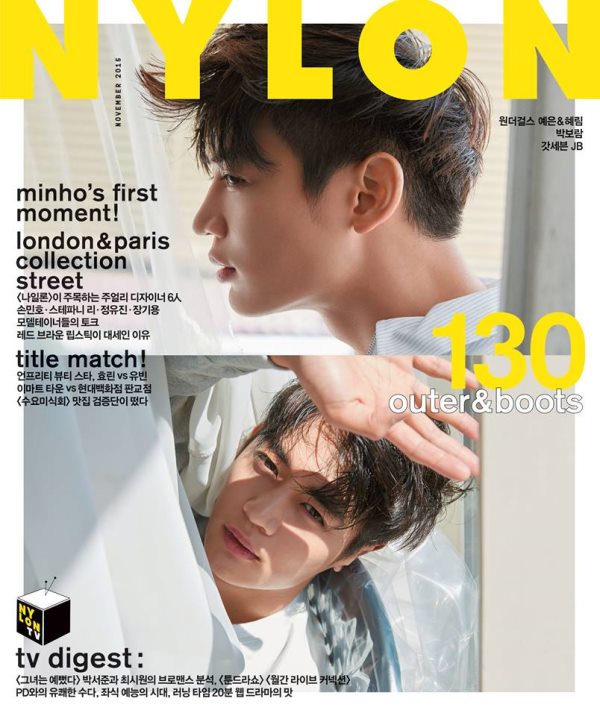 珉豪《NYLON》封面