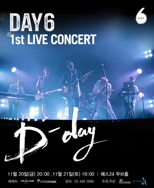 DAY6《D-Day》演唱會海報