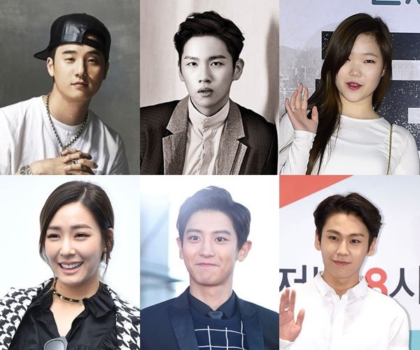 Basick、Hanhae、李秀賢、Tiffany、Chan Yeol、鎰勳