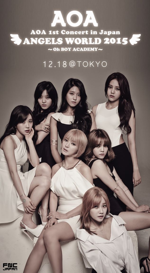 AOA 日本演唱會海報