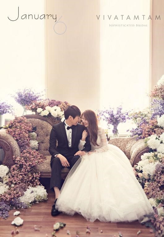 Tak 與女友結婚畫報