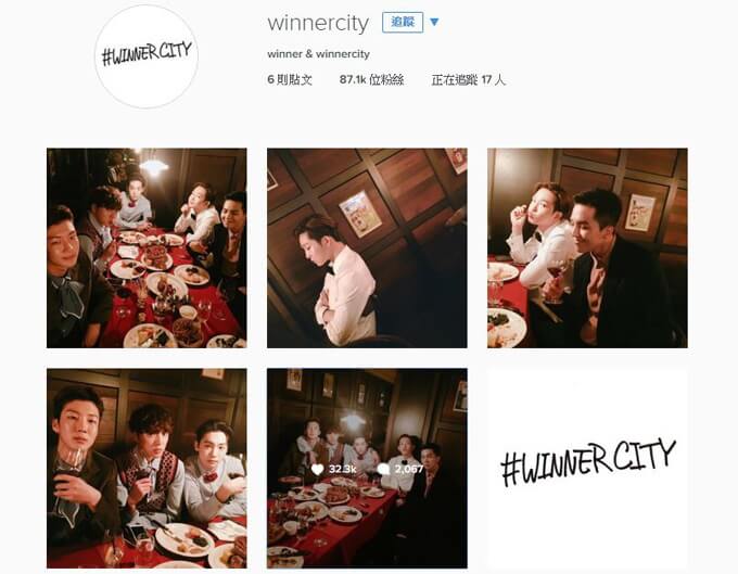 WINNER 官方 Instagram WINNER 官方 Instagram