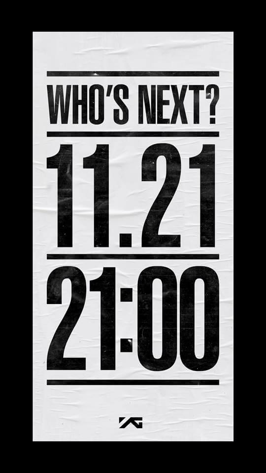 YG「Who's Next」(11/21)