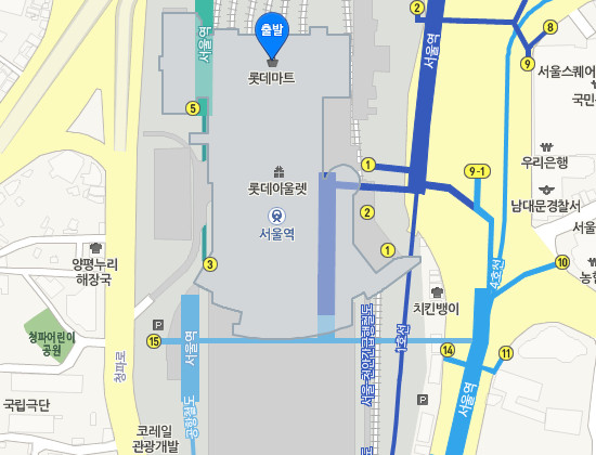 樂天超市首爾店 @ 地圖 樂天超市首爾店 @ 地圖