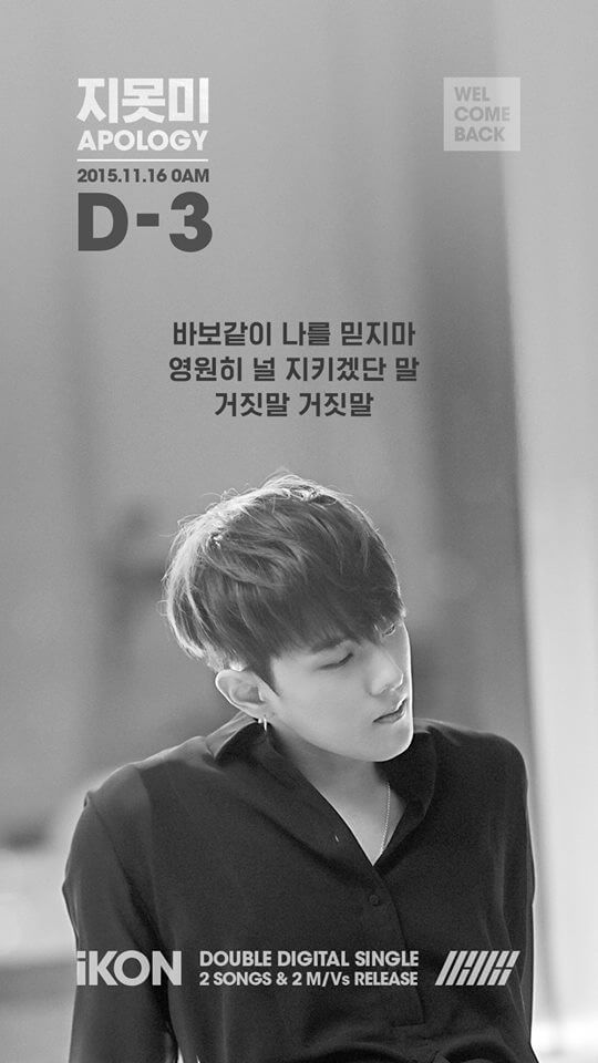 iKON《APOLOGY》概念照：東赫