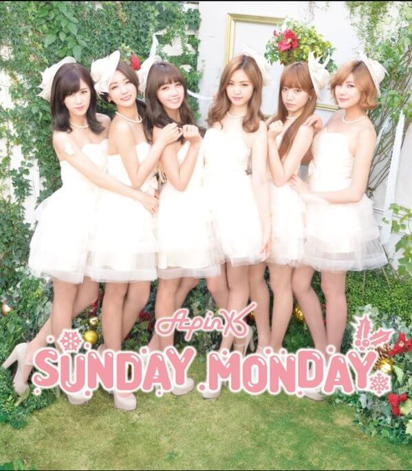 A Pink《Sunday Monday》初回限定盤 C 封面 A Pink《Sunday Monday》初回限定盤 C 封面