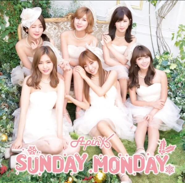 A Pink《Sunday Monday》初回限定盤 A 封面 A Pink《Sunday Monday》初回限定盤 A 封面