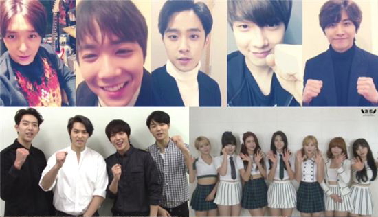 FTIsland、CNBLUE、AOA