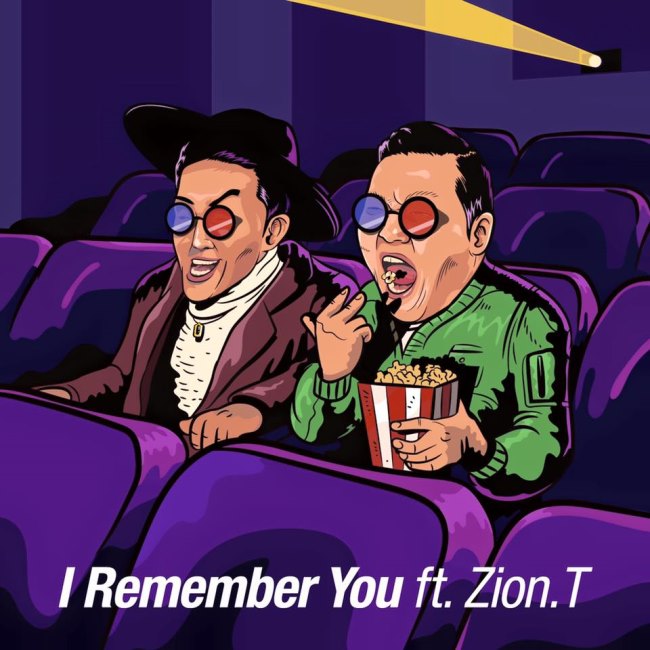 PSY、Zion. T《I Remember You》概念照