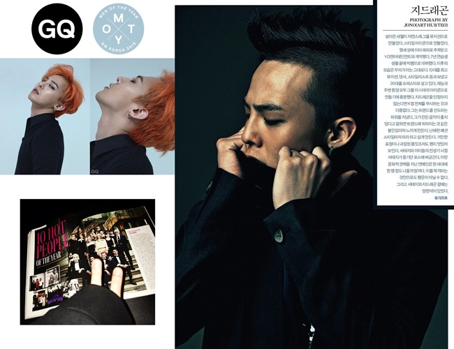 G-Dragon @ GQ、GRAZIA、Esquire