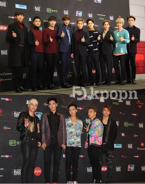 BIGBANG、EXO 2015 MAMA 記者會 BIGBANG、EXO 2015 MAMA 記者會