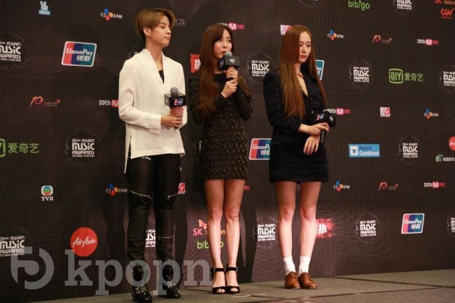 f(x) 2015 MAMA 記者會 f(x) 2015 MAMA 記者會