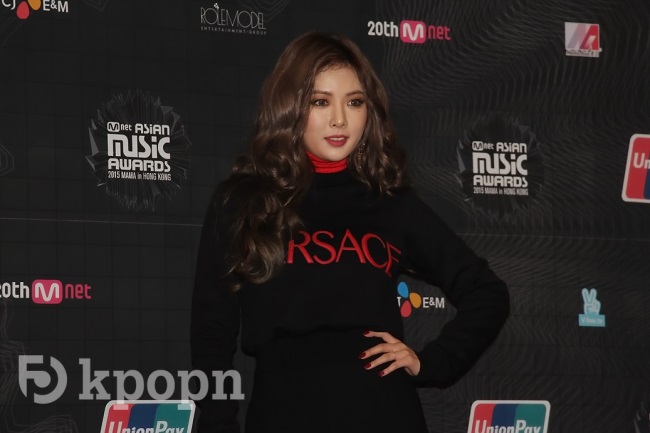 泫雅 2015 MAMA 記者會 泫雅 2015 MAMA 記者會