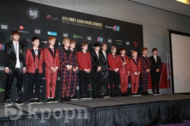 SEVENTEEN 2015 MAMA 記者會 SEVENTEEN 2015 MAMA 記者會