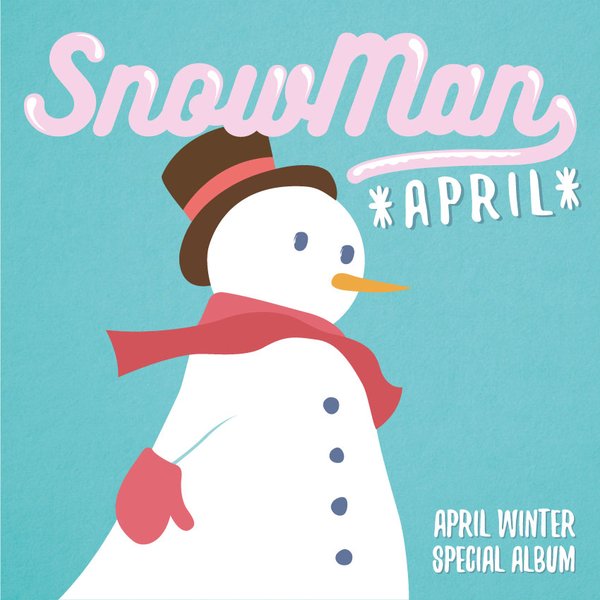 April 冬季特別專輯《Snowman》封面照