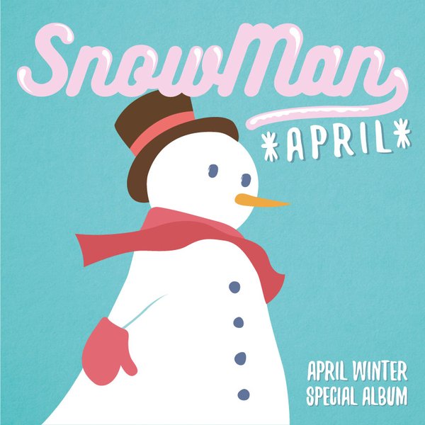 April 冬季特別專輯《Snowman》封面照 April 冬季特別專輯《Snowman》封面照