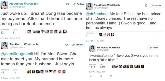 2015 環球小姐 Pia Wurtzbach 過去推特留言 2015 環球小姐 Pia Wurtzbach 過去推特留言