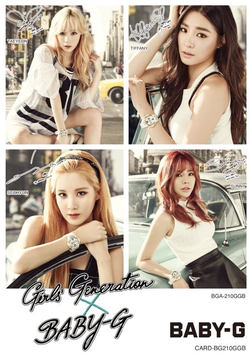 太妍、Tiffany、徐玄、Sunny @ CASIO 小卡