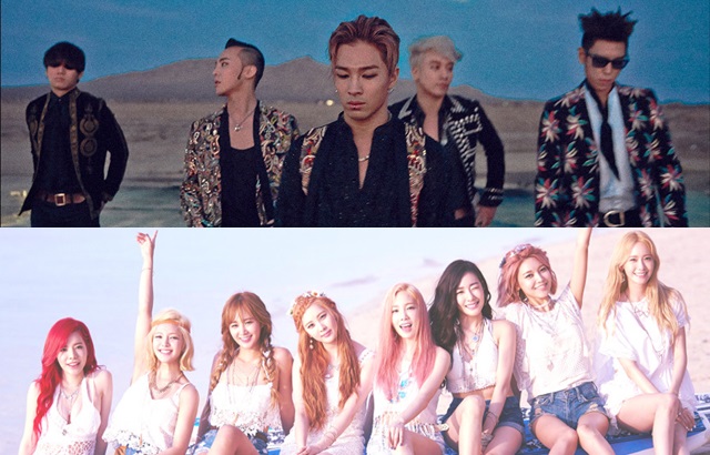 BIGBANG、少女時代 BIGBANG、少女時代