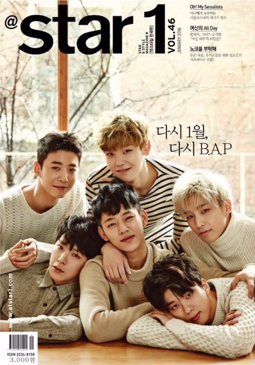 B.A.P @star1 封面 B.A.P @star1 封面