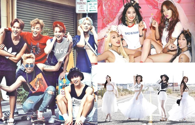 BEAST、SISTAR、Girl's Day