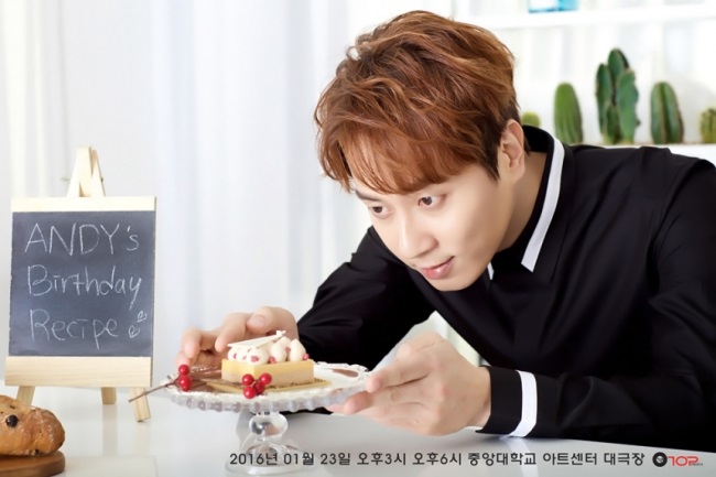 Andy《ANDY's Birthday Receipe》海報 Andy《ANDY's Birthday Receipe》海報