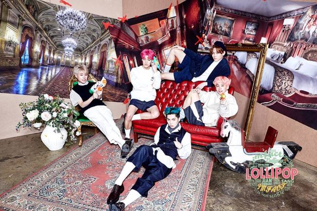 IMFACT《LOLLIPOP》團體概念照