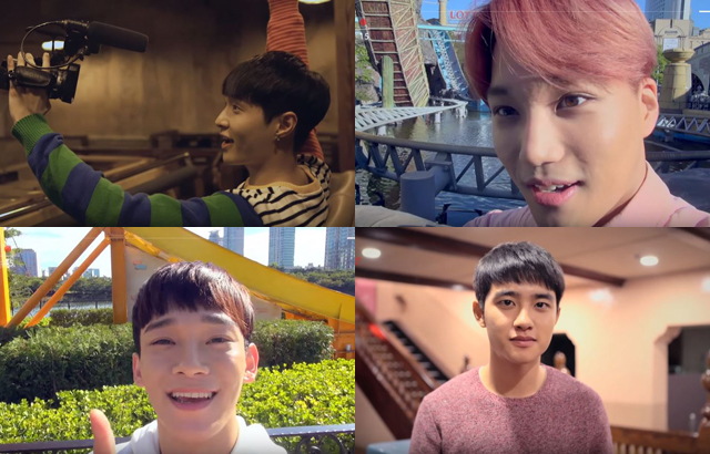 (縮圖)EXO 樂天世界遊樂場系列廣告:LAY、KAI、CHEN、D.O.