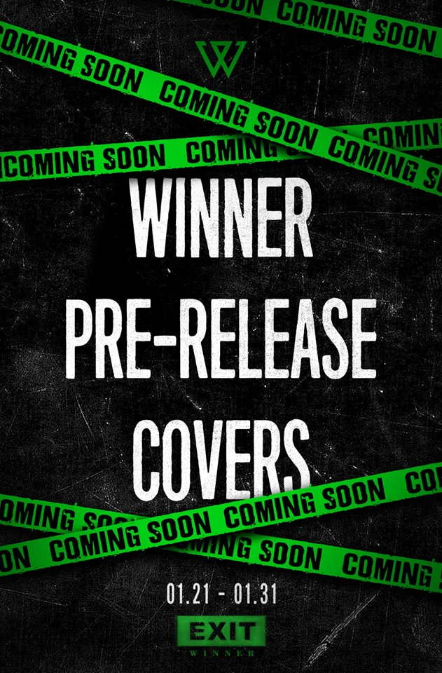 WINNER《PRE-RELEASE COVERS》活動海報 WINNER《PRE-RELEASE COVERS》活動海報