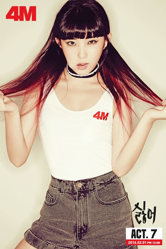 4Minute《Hate》概念照：昭賢