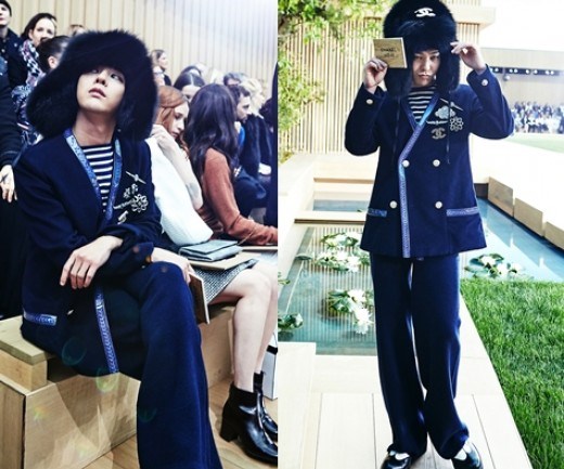 G-Dragon 參加 CHANEL 時尚秀 G-Dragon 參加 CHANEL 時尚秀