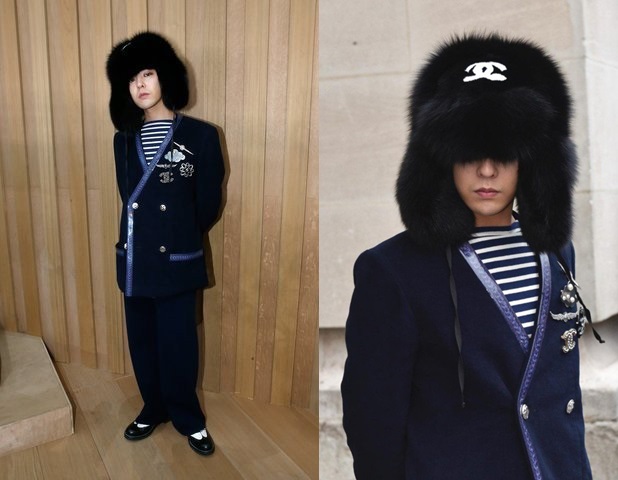 G-Dragon 參加 CHANEL 時尚秀