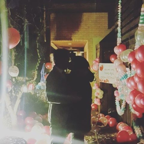 黃正音收到求婚的認證照